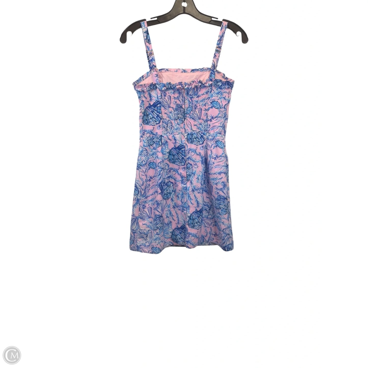 Romper Designer By Lilly Pulitzer In Blue & Pink, Size: Xxs