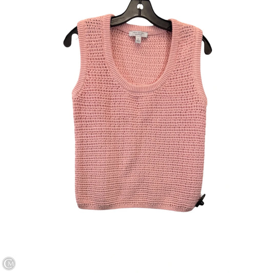 Vest Sweater By Ann Taylor In Pink, Size: Sp