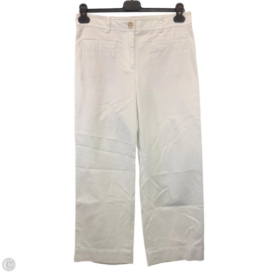 Pants Wide Leg By Talbots In White, Size: 6p