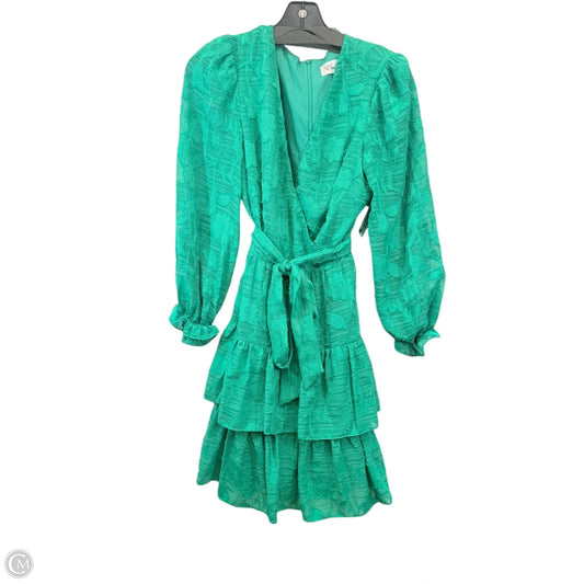 Dress Casual Short By Eliza J In Green, Size: S