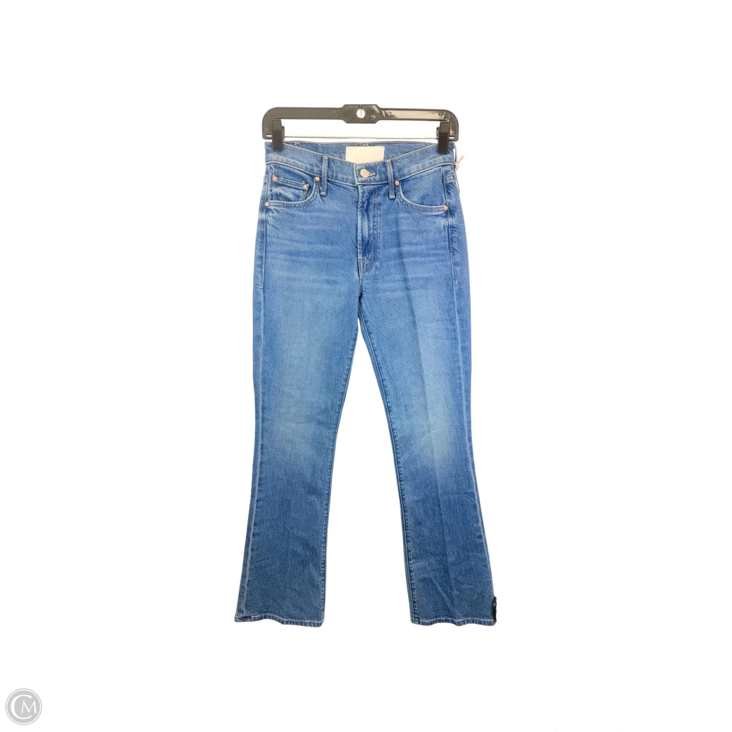 Jeans Flared By Mother In Blue Denim, Size: 4