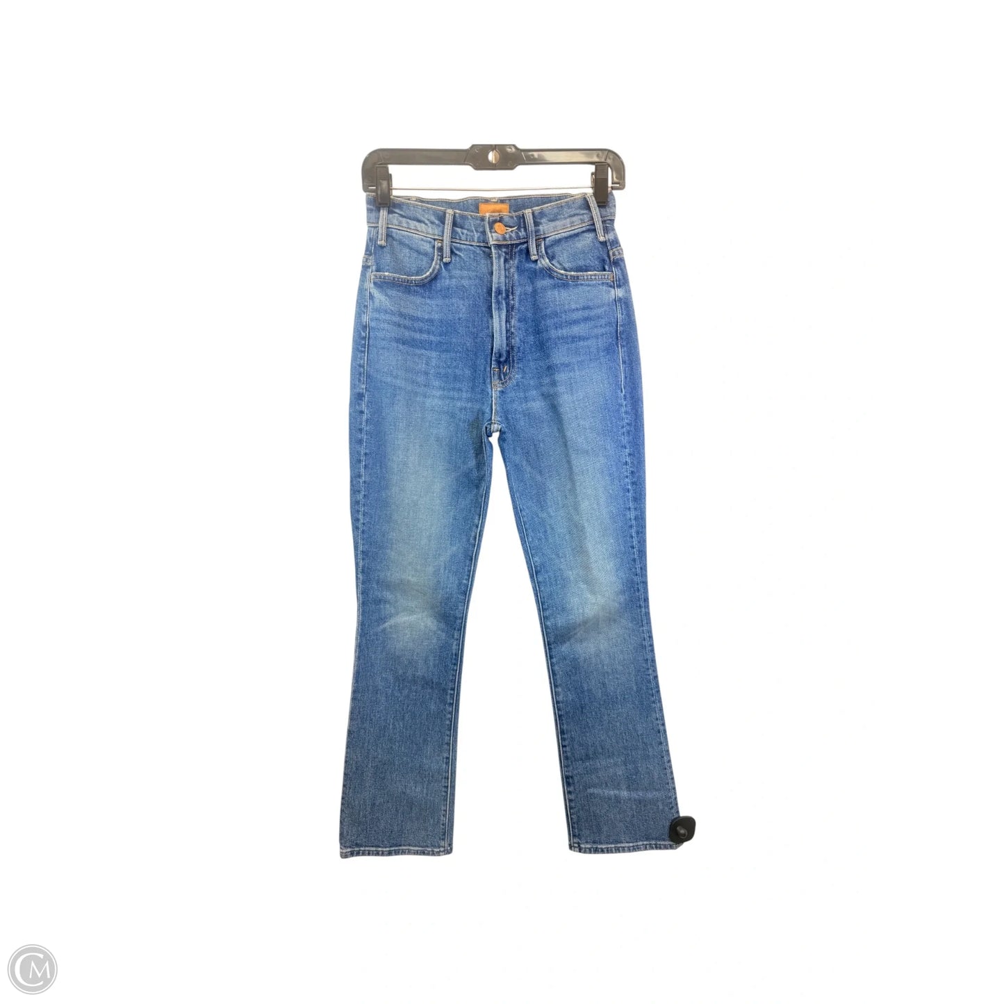 Jeans Cropped By Mother In Blue Denim, Size: 4