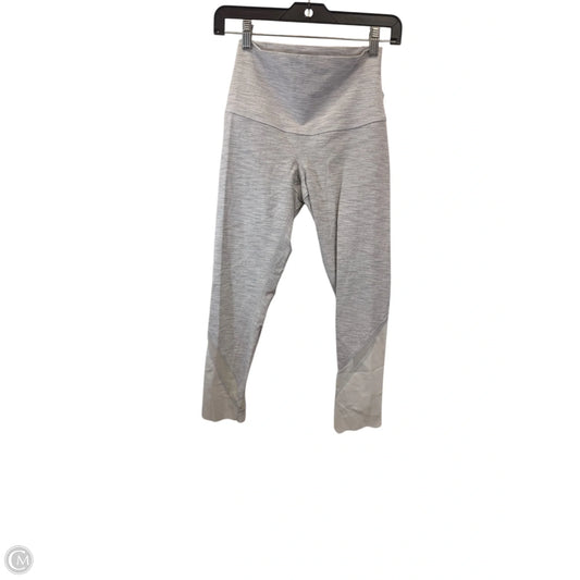 Athletic Leggings Capris By Lululemon In Grey, Size: S