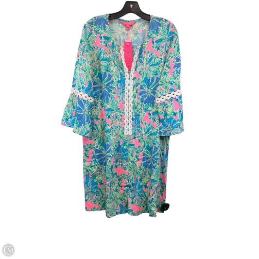Dress Designer By Lilly Pulitzer In Blue & Pink, Size: M