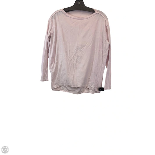 Athletic Top Long Sleeve Crewneck By Lululemon In Purple, Size: S