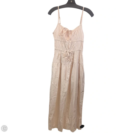 Dress Casual Midi By Sim & Sam In Tan, Size: S