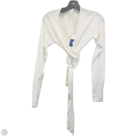 Athletic Top Long Sleeve Crewneck By Joy Lab In White, Size: S