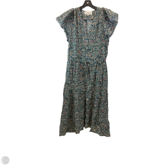 Dress Casual Maxi By Birds Of Paradis By Trovata In Floral Print, Size: L