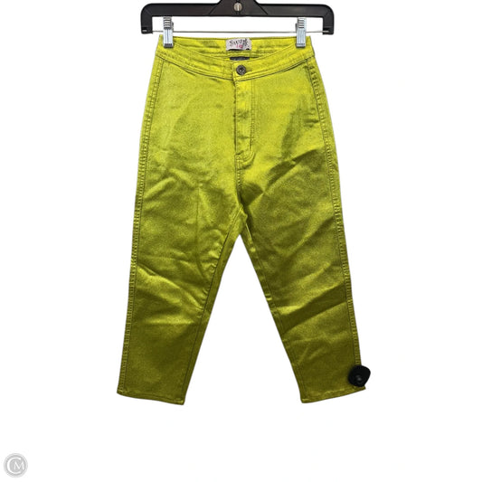 Capris By Swank In Green, Size: S
