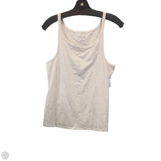 Tank Top By Pilcro In White, Size: Xl