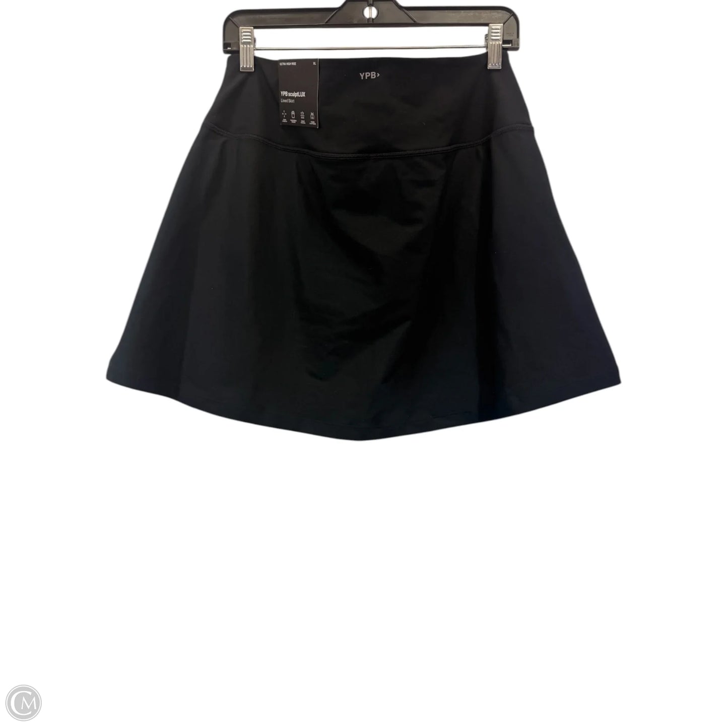 Athletic Skort By Ypb In Black, Size: Xl