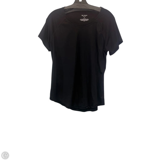Athletic Top Short Sleeve By Tek Gear In Black, Size: M