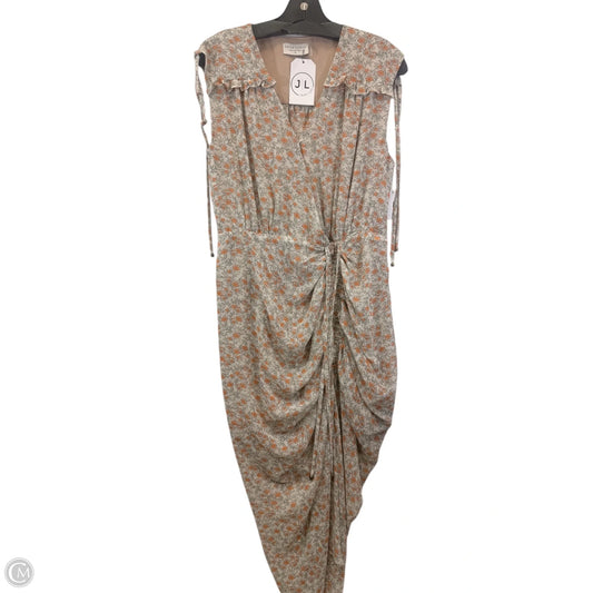 Dress Casual Maxi By Dress Forum In Green & Orange, Size: M