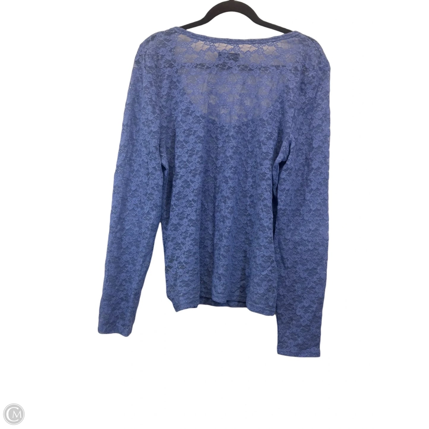 Top Long Sleeve By Maeve In Blue, Size: Xl