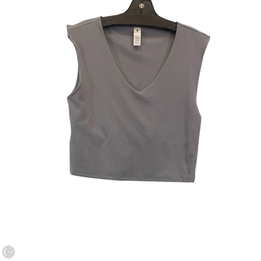 Athletic Bra By 90 Degrees By Reflex In Grey, Size: L