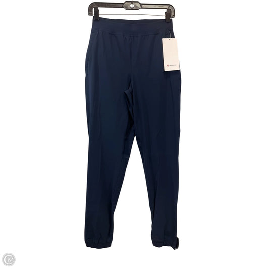 Athletic Pants By Lululemon In Navy, Size: 4