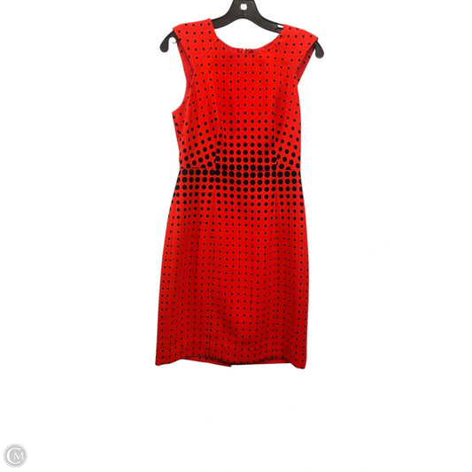 Dress Work By J. Crew In Black & Red, Size: Xs