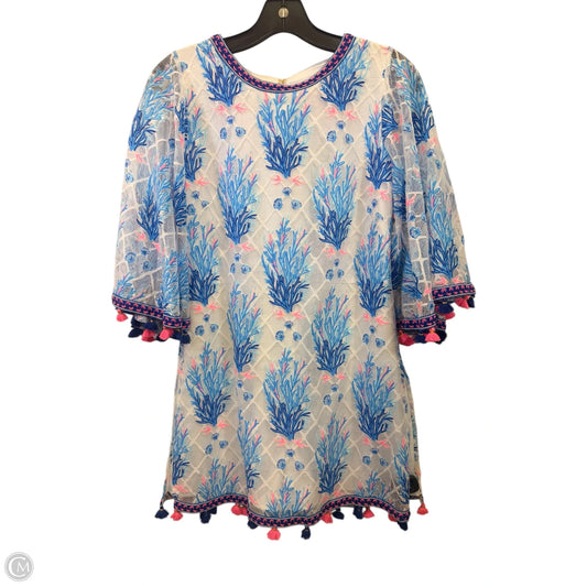 Dress Designer By Lilly Pulitzer In Blue & Pink, Size: Xs