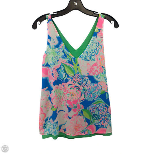Top Sleeveless Designer By Lilly Pulitzer In Multi-colored, Size: Xs