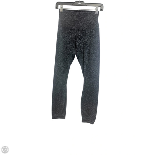 Athletic Leggings By Lululemon In Black & Grey, Size: 4