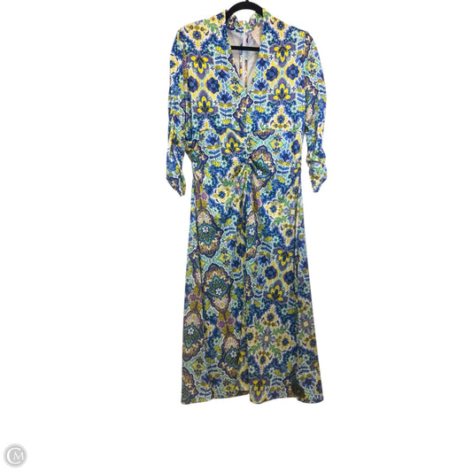 Dress Casual Maxi By Johnny Was In Green & Purple, Size: Xl