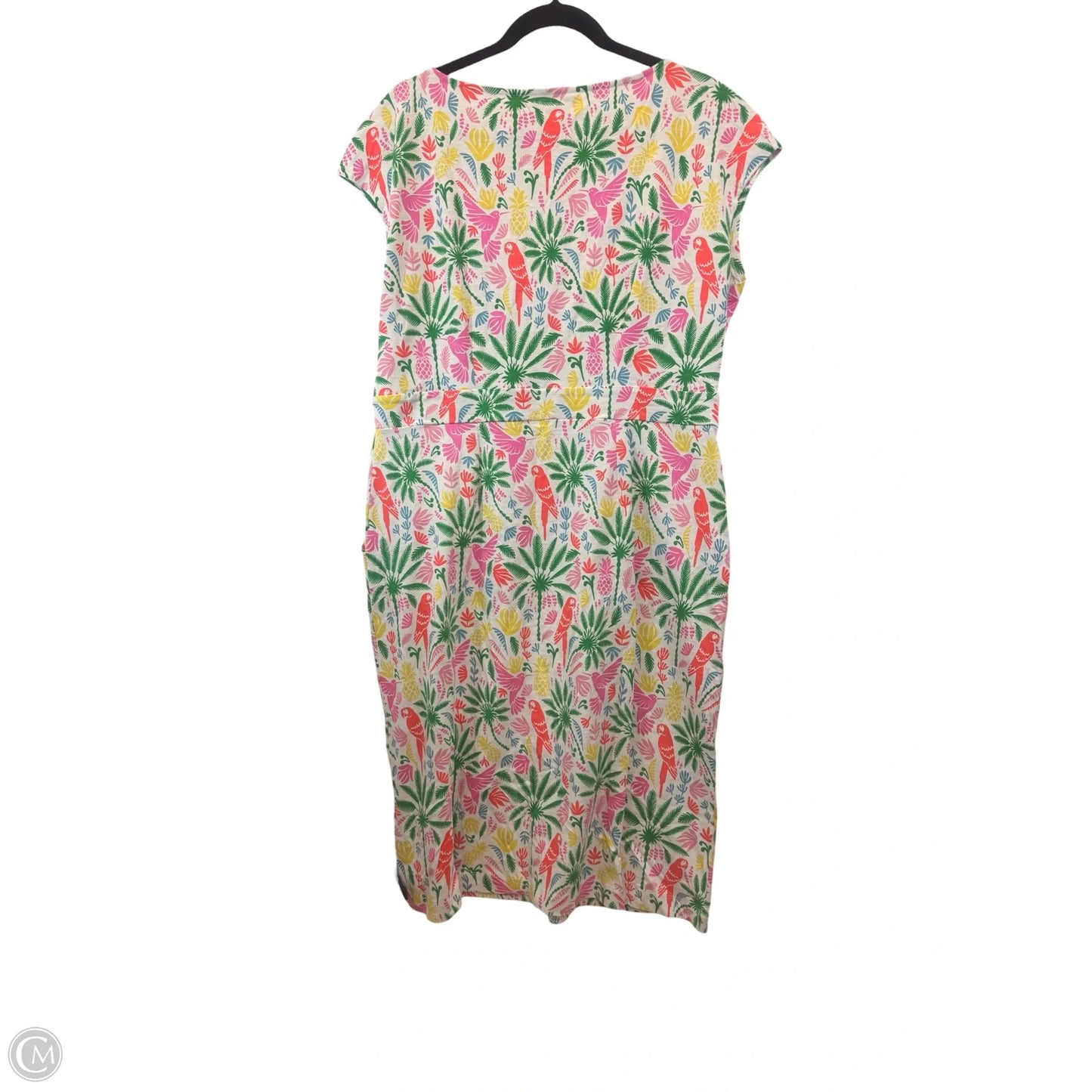 Dress Casual Midi By Boden In Tropical Print, Size: Xl