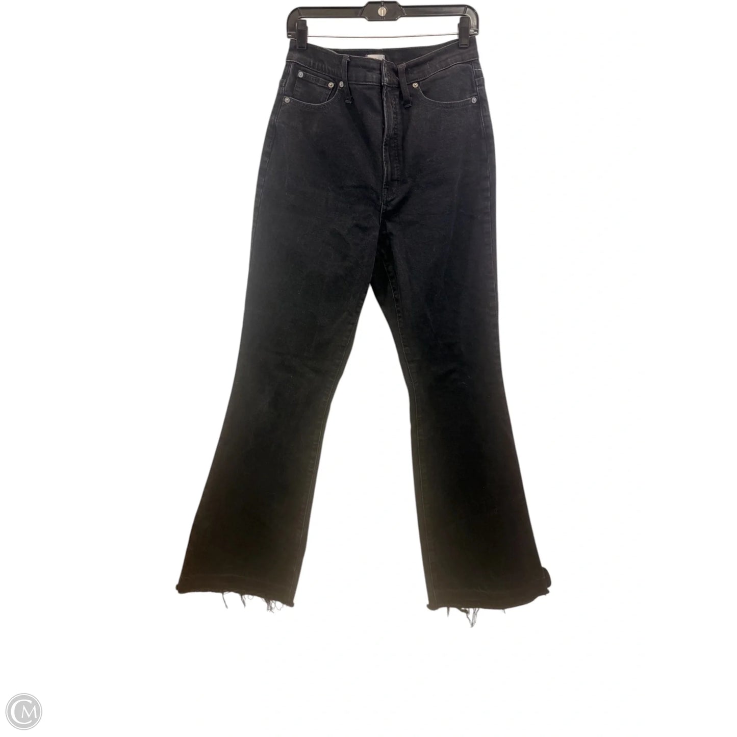 Jeans Flared By Madewell In Black, Size: 8l