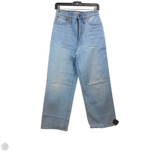 Jeans Wide Leg By Madewell In Blue Denim, Size: 6