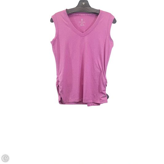 Athletic Tank Top By Free Country In Purple, Size: S