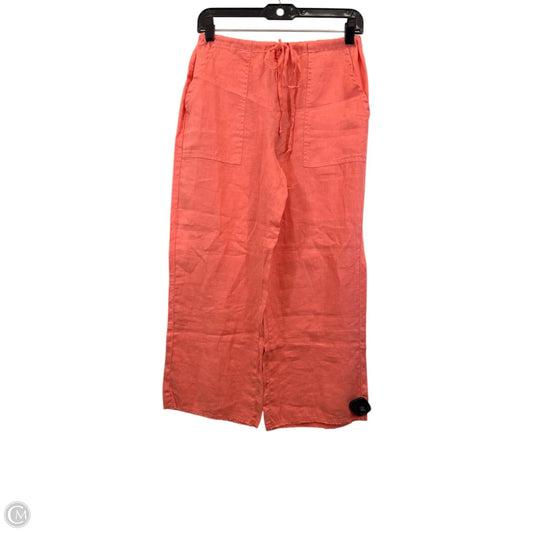 Pants Linen By River Sky In Peach, Size: S