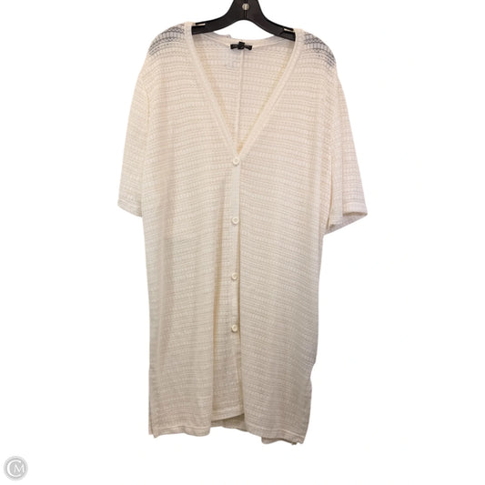 Swimwear Cover-up By Lane Bryant In White, Size: 2x