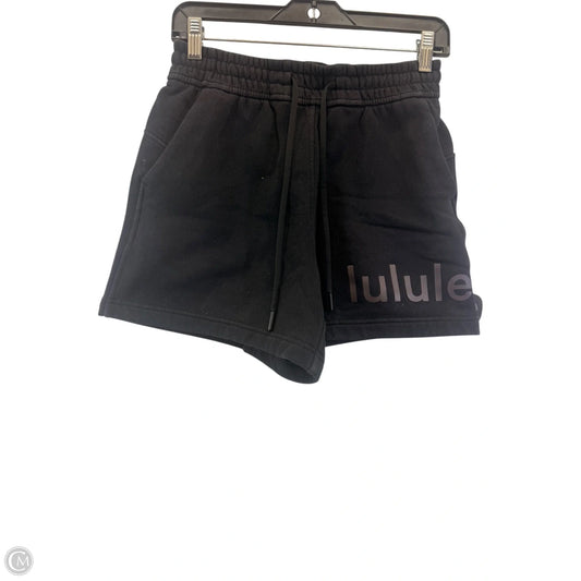Athletic Shorts By Lululemon In Black, Size: 4