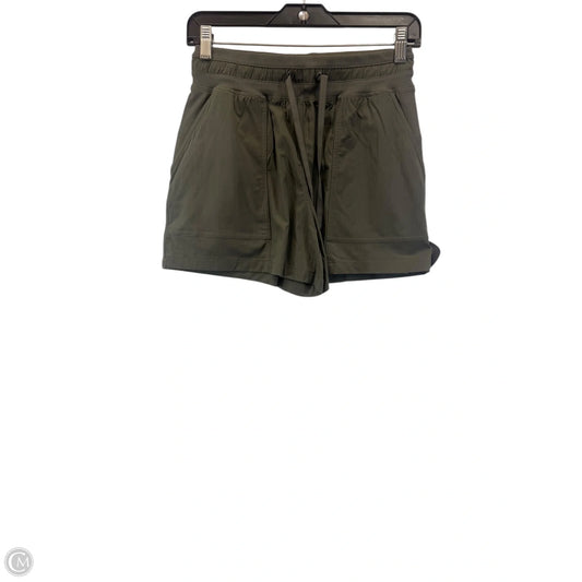 Athletic Shorts By Lululemon In Green, Size: 4