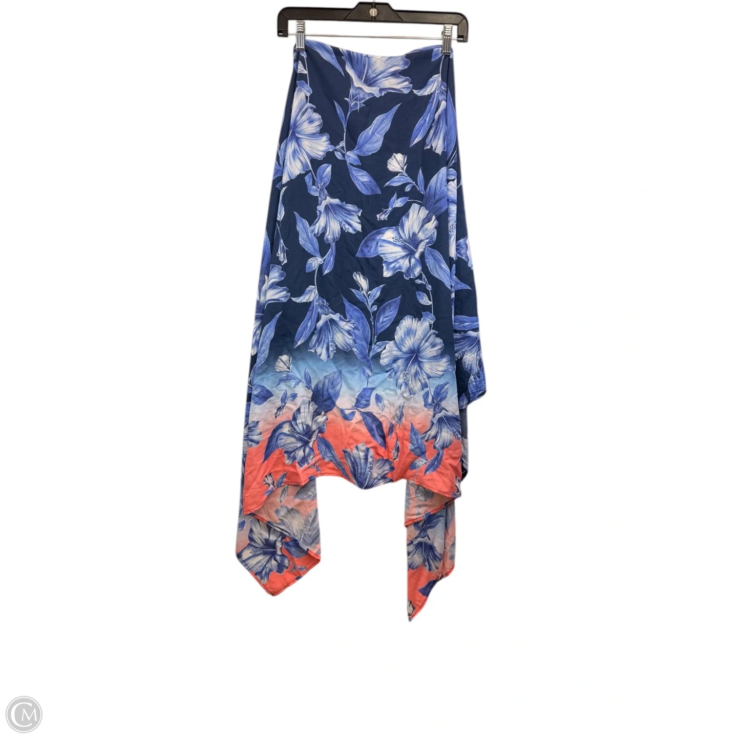 Swimwear Cover-up By La Blanca In Blue & White, Size: Osfm