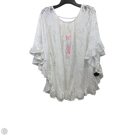 Swimwear Cover-up Designer By Lilly Pulitzer In White, Size: L