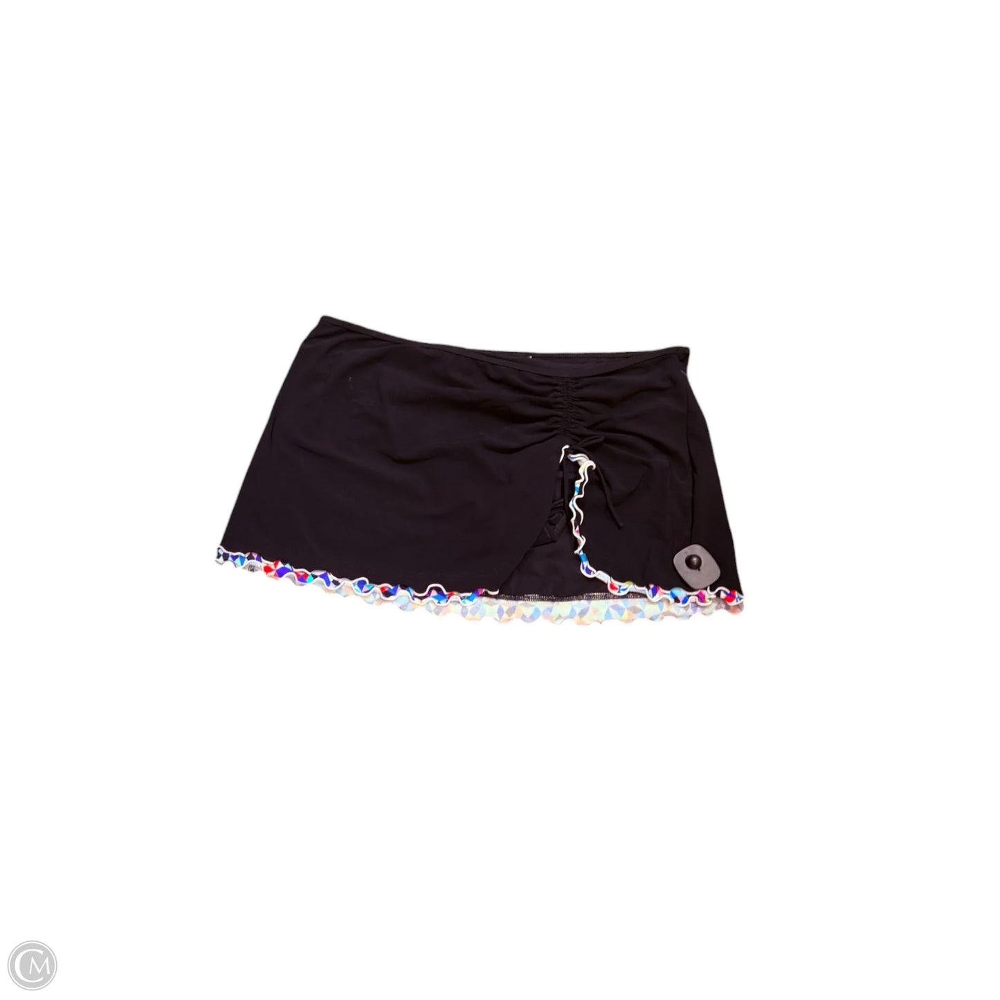 Swimsuit Bottom By Profile In Black & Blue, Size: Xl