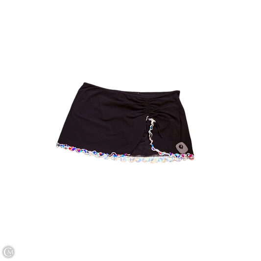 Swimsuit Bottom By Profile In Black & Blue, Size: Xl