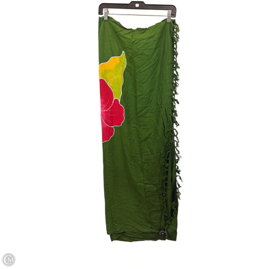 Swimwear Cover-up By Pareau In Green, Size: Osfm
