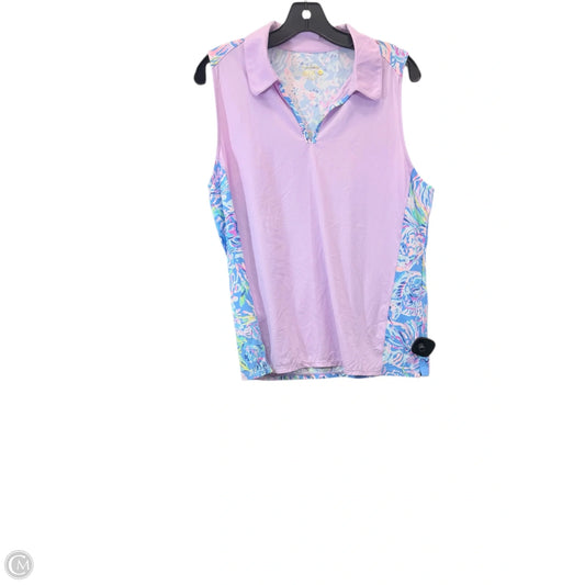 Tank Top Designer By Lilly Pulitzer In Purple, Size: Xl