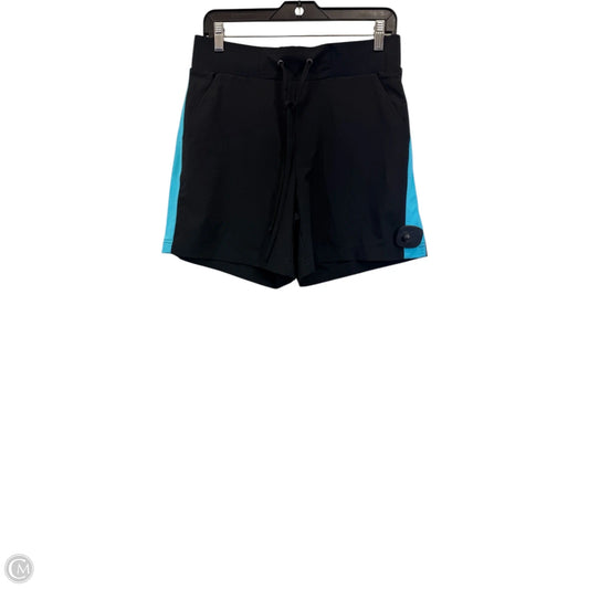 Athletic Shorts By Tek Gear In Black & Blue, Size: M