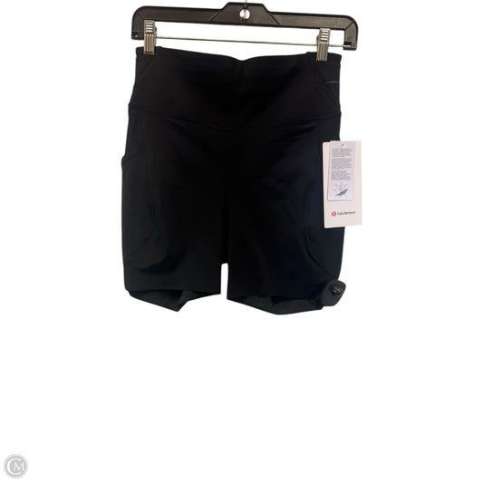 Athletic Shorts By Lululemon In Black, Size: 8