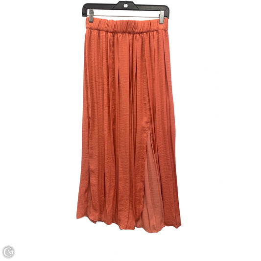 Skirt Maxi By Top Shop In Peach, Size: S