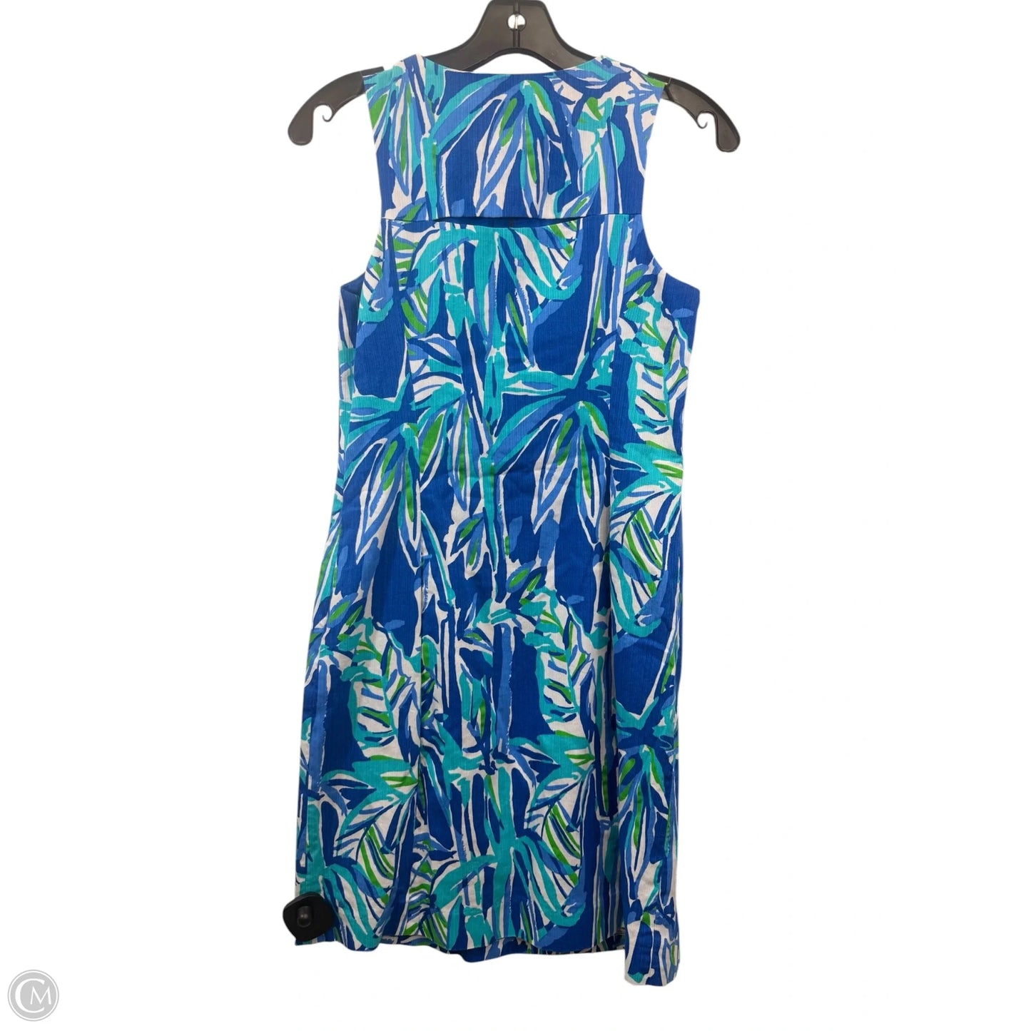Dress Designer By Lilly Pulitzer In Blue & Green, Size: Xs