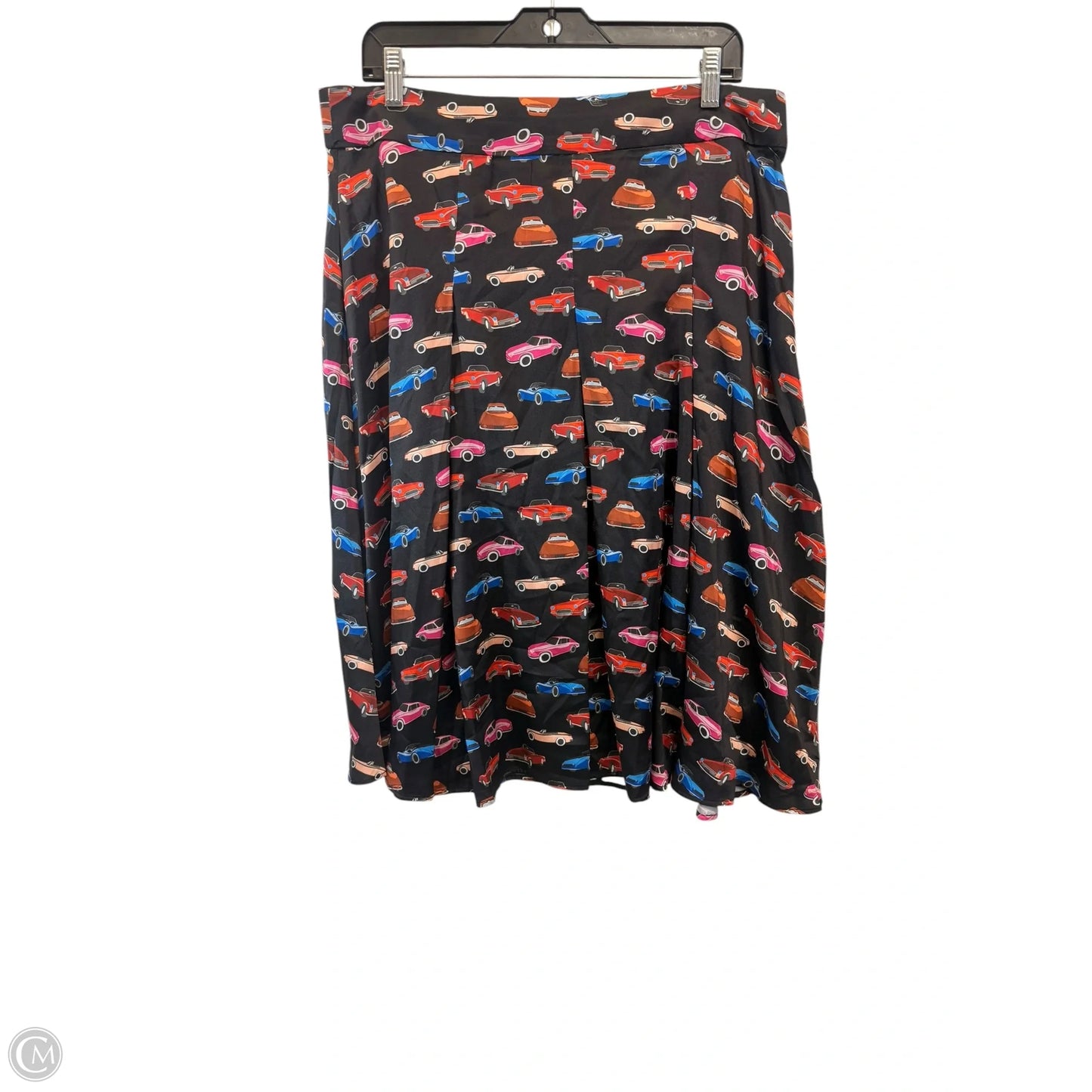 Skirt Designer By Kate Spade In Black & Red, Size: Xl