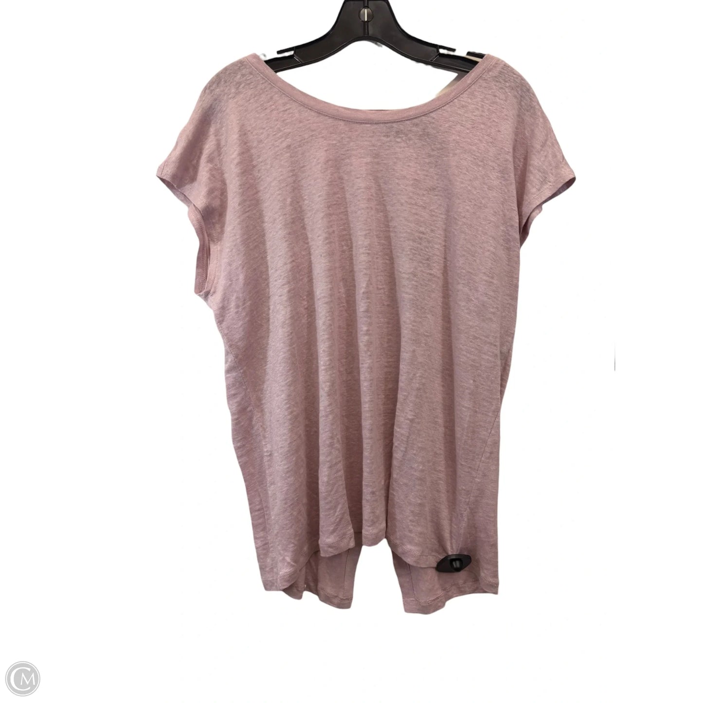 Top Short Sleeve By Tahari In Purple, Size: Xl