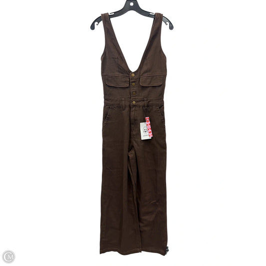 Jumpsuit By Cider In Brown Denim, Size: Xs