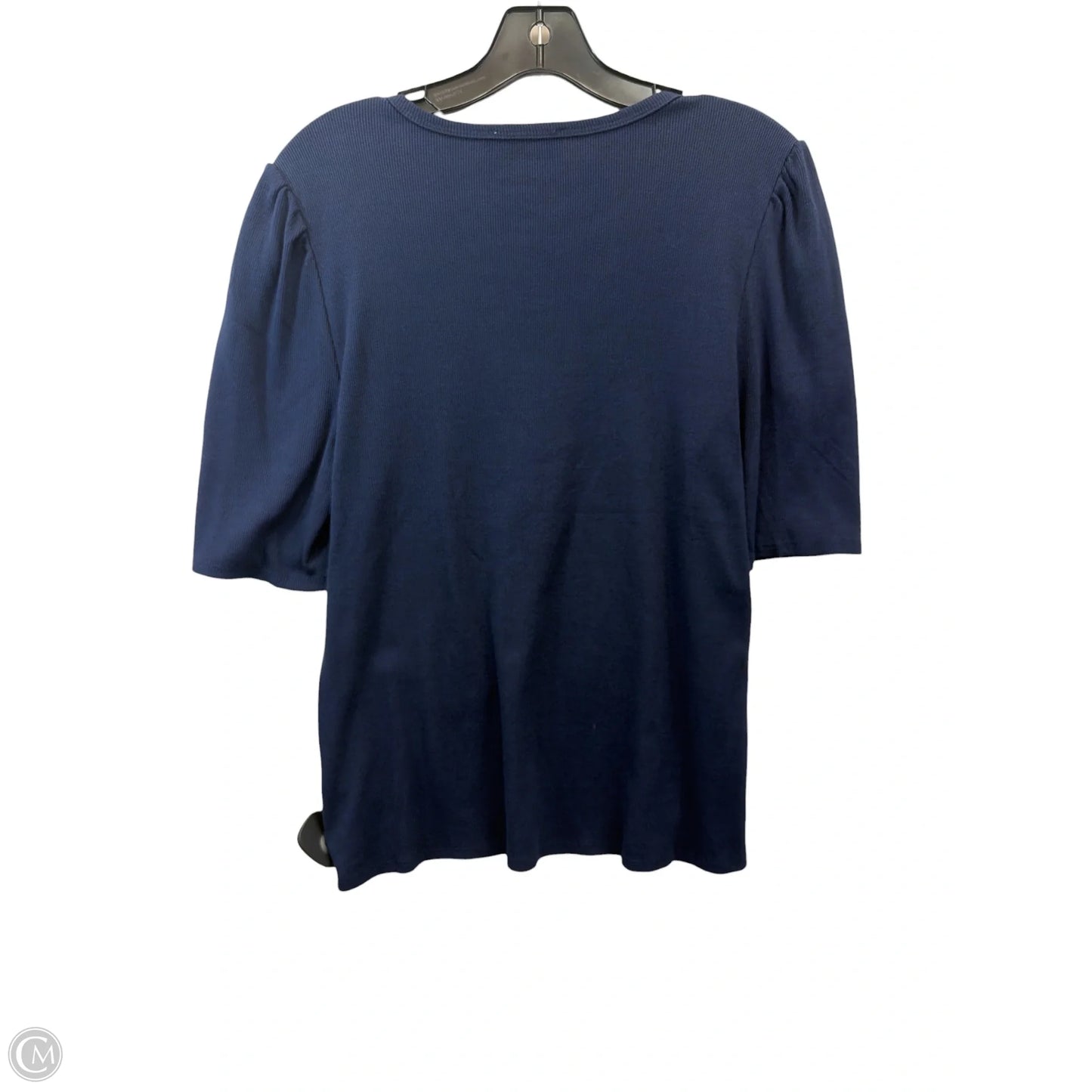 Top Short Sleeve Basic By Cece In Navy, Size: Xl