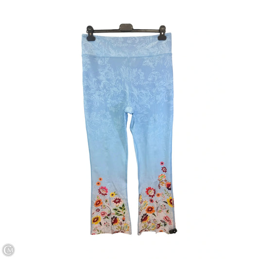 Athletic Pants By Johnny Was In Blue & Green, Size: Xxl
