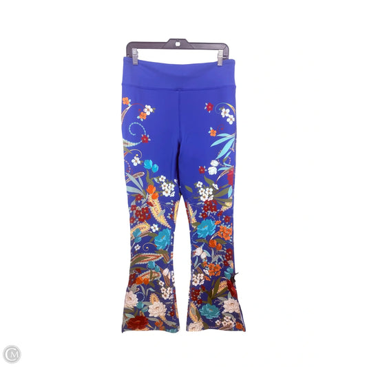 Athletic Pants By Johnny Was In Blue, Size: Xl