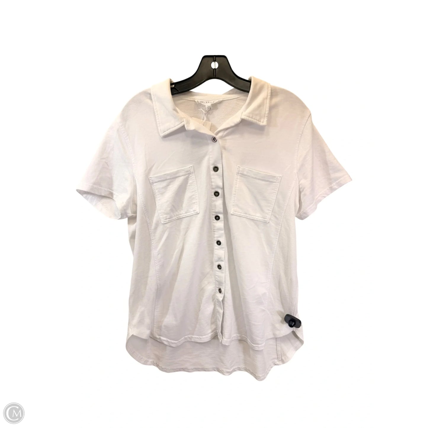 Top Short Sleeve By Jane And Delancey In White, Size: L